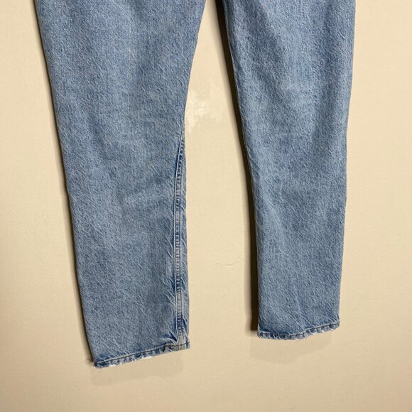 Agolde Riley High Rise Straight Crop Jeans - Blur Sz 26 - Picture 8 of 14